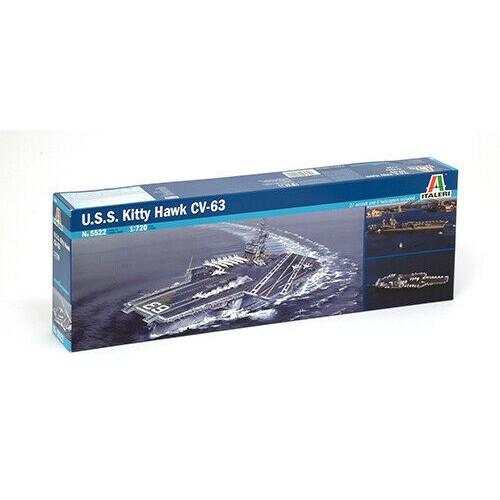 1/720 Italeri US Navy Aircraft Carrier USS Kitty Hawk CV-63 5522
